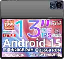 Amazon.co.jp: Android 15 タブレット 13インチ TECLAST T65 Max